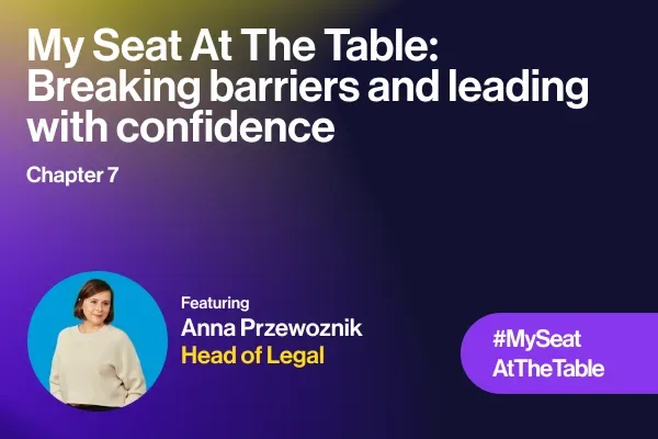 Breaking barriers and leading with confidence – Insights from Anna Przewoznik, Head of Legal