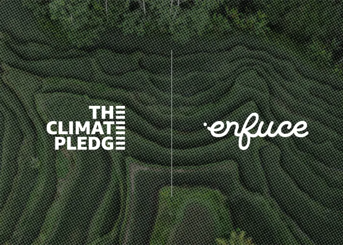 Image for Enfuce joins The Climate Pledge and commits to achieve net zero carbon emissions by 2040