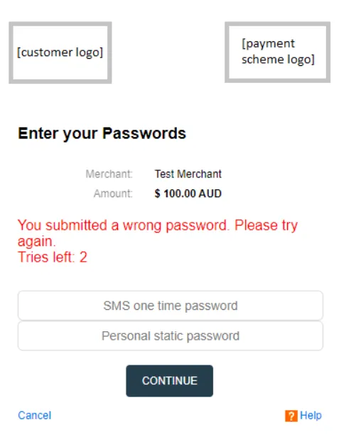 password validation