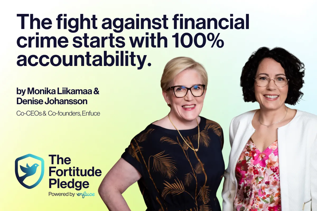 Image for The fight against financial crime starts with 100% accountability.