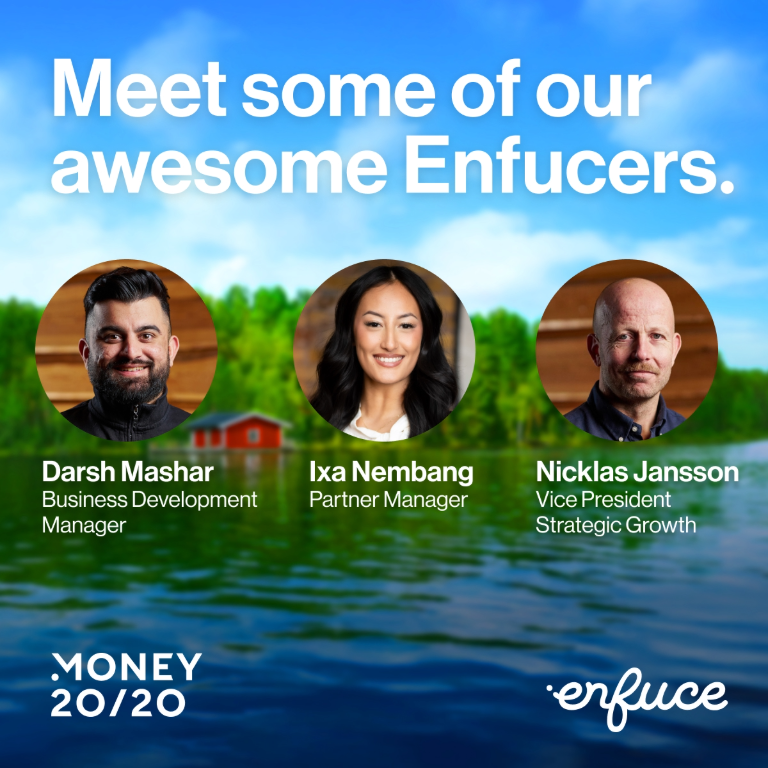 team Enfuce at Money20/20