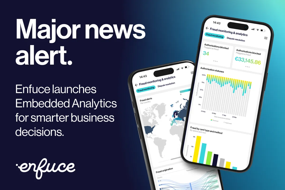 Image for Enfuce launches Embedded Analytics to turn payments data into business growth.